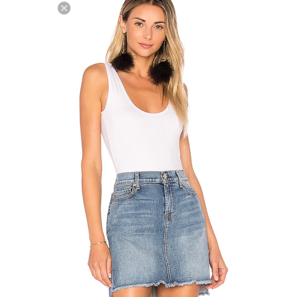 Lovers+Friends Everyday White Bodysuit Sz S NWT